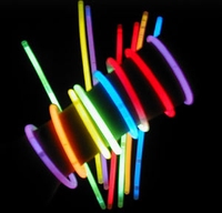 Assorti Glowsticks 200 x 5 mm (per 12 stuks)
