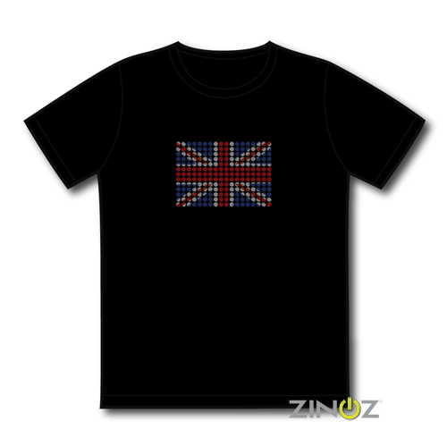 Led T-Shirt God save the Queen met €10,- korting