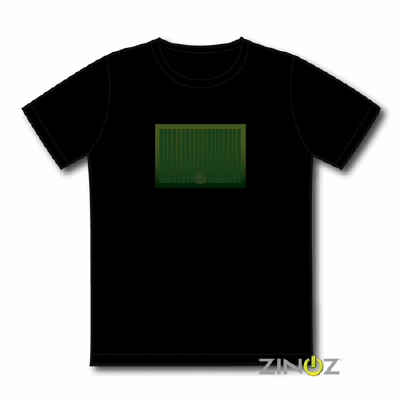 Led T-Shirt Green Grass of Home - XXS/XS/S/M
