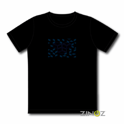 Led T-Shirt Deep Space - XXS/XS/S/M