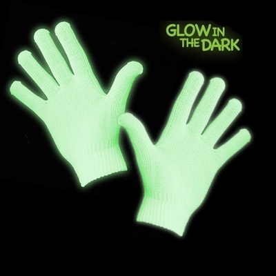 Glow in the dark handschoenen (prijs per paar)