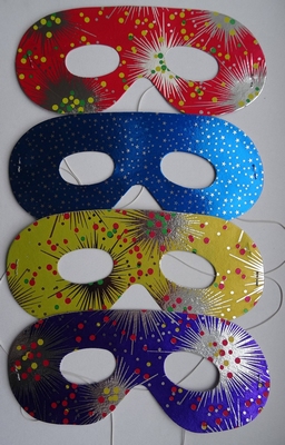 Set van 4 papieren oogmaskers (set 1) van €0,99 voor €0,49