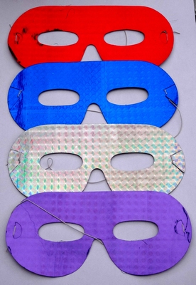 Set van 4 papieren oogmaskers (set 2) van €0,99 voor €0,49