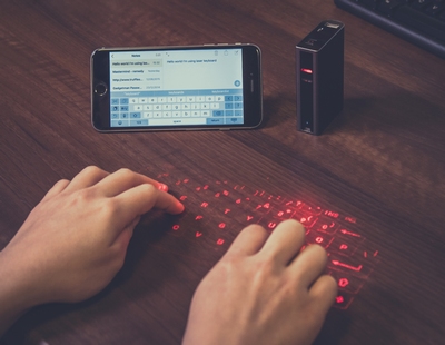 Virtual Laser Keyboard Power Bank