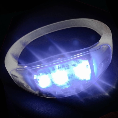 Led armband Wit (reageert op geluid)