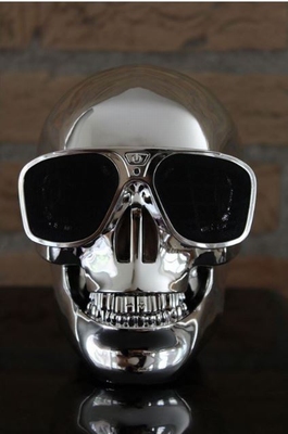 Skull Draadloze Bluetooth Speaker - Zilver