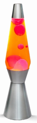 Lavalamp - Geel/Rood