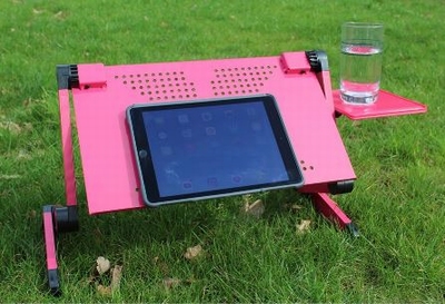 Multifunctionele Laptop Standaard - Roze