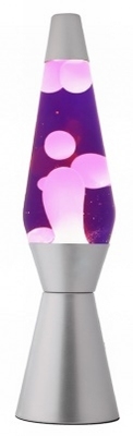Lavalamp - Paars/Wit