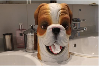 Bulldog Tissue box houder