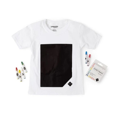 Krijtbord T-shirt in de maten 104 t/m 152