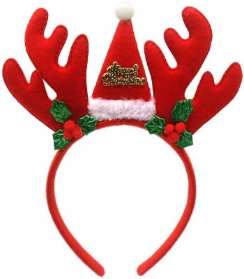 Kerst Diadeem Rood