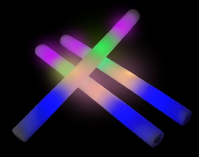 Foamstick Multicolour met 4 kleuren (Vanaf 240 stuks) - Nieuw!