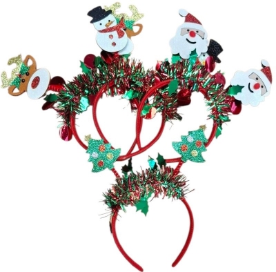 Kerst Diadeem Assorti 2 (6 verschillende diadeems)