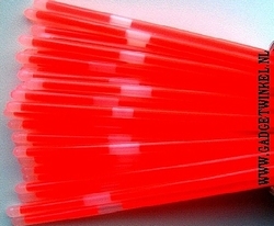 Glowsticks/Glowarmbandjes Rood 200 x 5 mm (4.000 stuks)