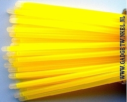 Gele Glowsticks 200 x 5 mm (4.000 stuks)