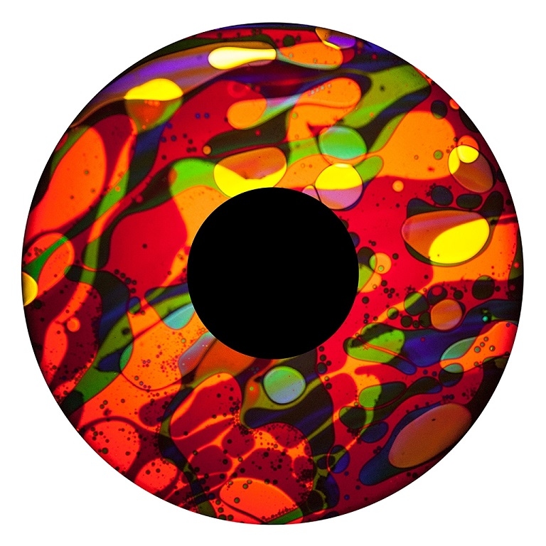 Aura led projector met Oliewiel Cosmic Flare