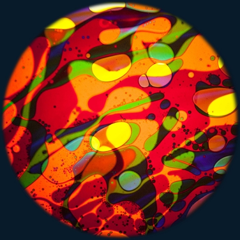 Aura led projector met Oliewiel Cosmic Flare