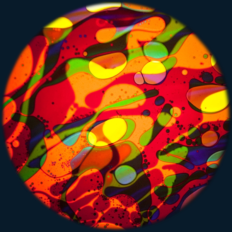 Aura led projector met Oliewiel Cosmic Flare