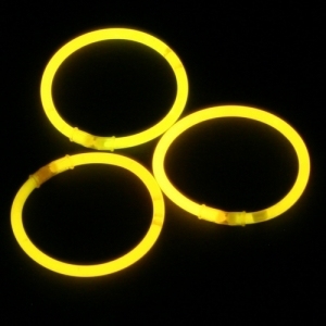 Gele Glowsticks 200 x 5 mm (4.000 stuks)