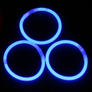 Glowsticks/Glowarmbandjes Blauw 200 x 5 mm (4.000 stuks)