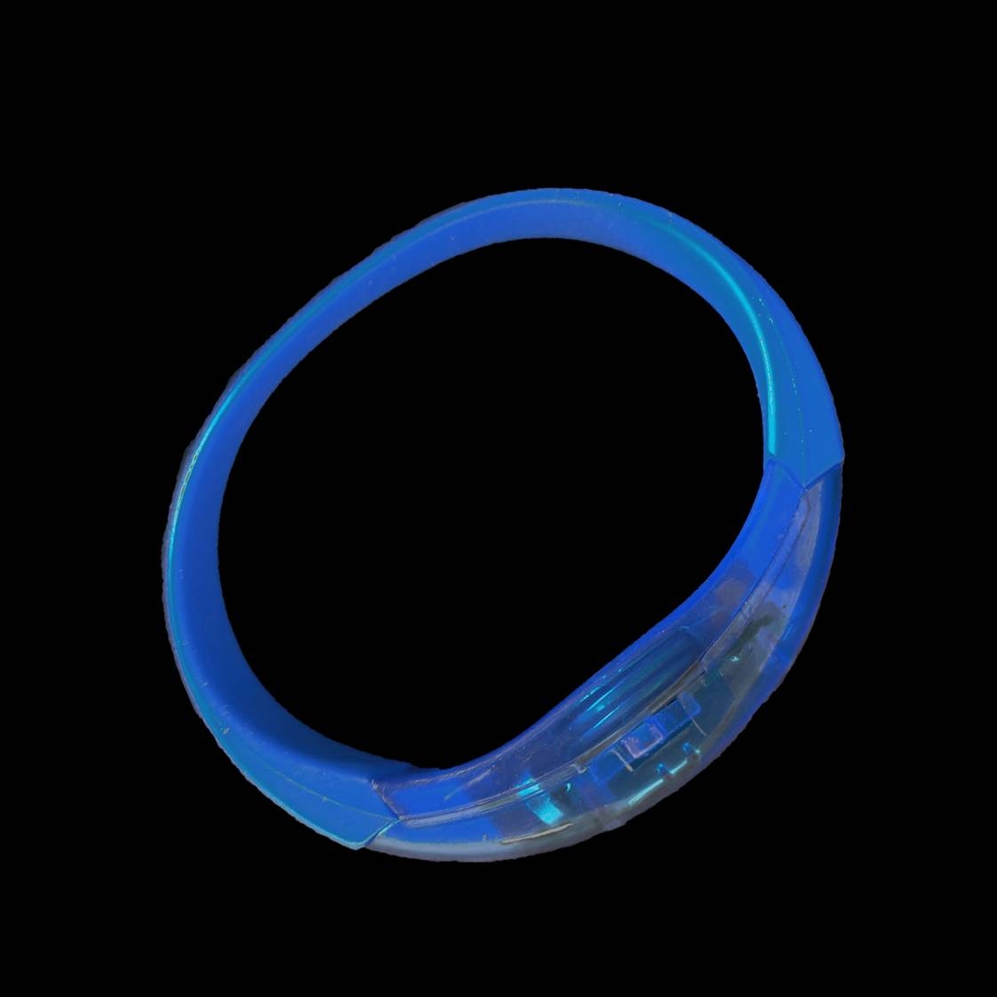 Led armband Blauw (reageert op geluid)