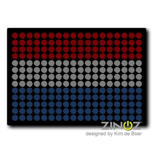 Led T-Shirt Nederlandse Vlag - XXS/XS/S/M