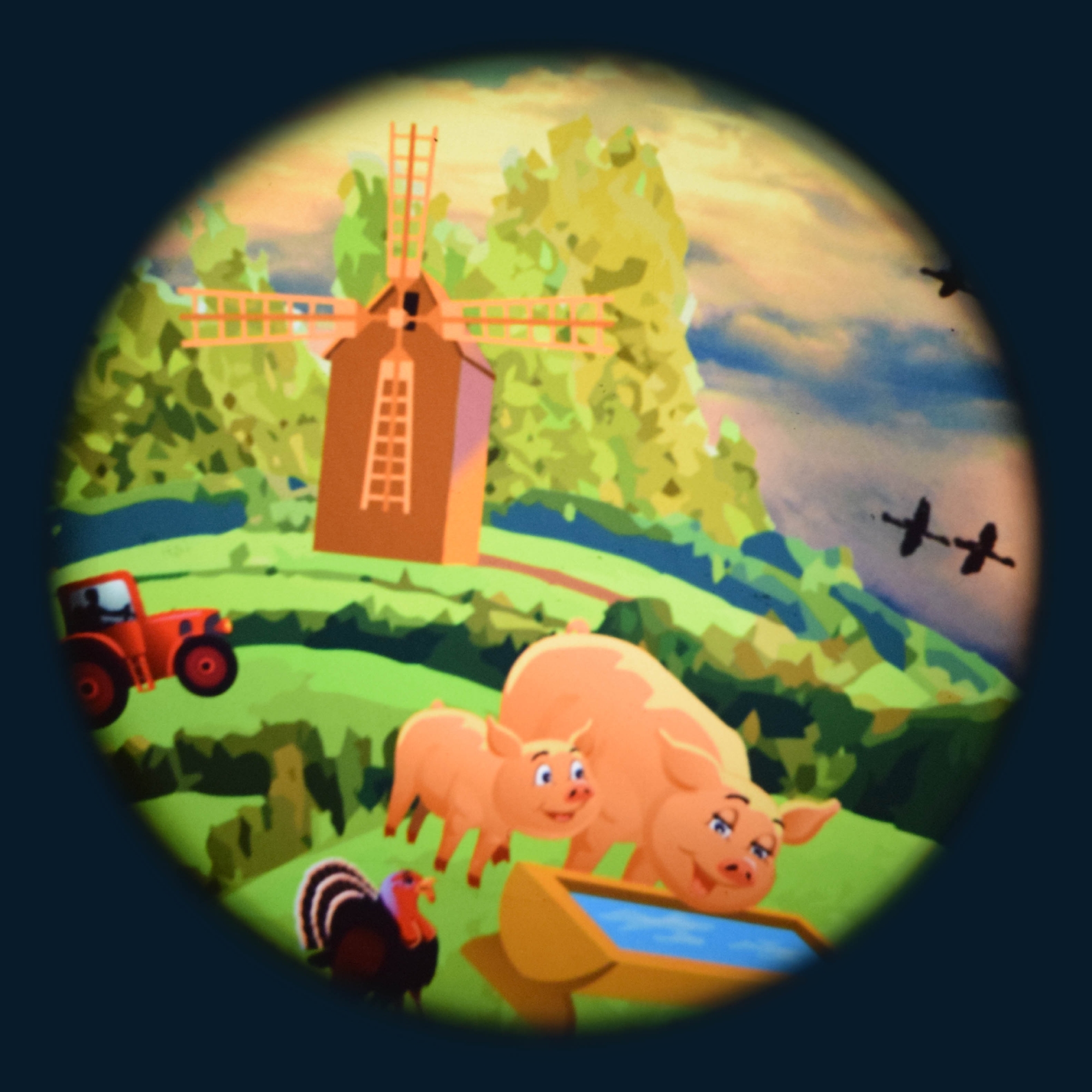 Magnetisch Effectwiel Op de Boerderij