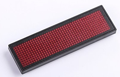Rode LED Badge 48 x 12 ledjes