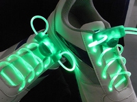 Verlichte Groene schoenveter