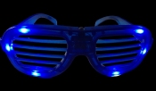 LED Shutter Bril Blauw