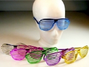 Metallic Shutter Bril (zonder licht)