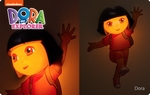 3D Led Lamp Dora