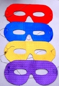 Papieren oogmasker Set (4 stuks)