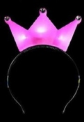 Led Diadeem Kroontje Roze