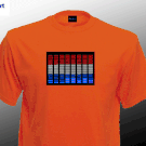Oranje Led Shirt Nederlandse Vlag