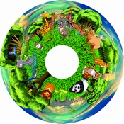 Magnetisch Effectwiel Dierentuin