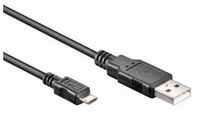 USB A naar USB micro B kabel lengte 50 cm