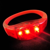 Led armband Rood (reageert op geluid)