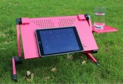 Multifunctionele Laptop Standaard - Roze