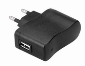 USB Adapter 5V/1000mA voor opladen led badges