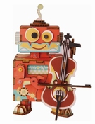 Robotime Kleine Performer - Houten Modelbouw - Muziekdoos