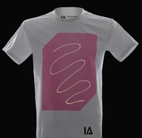Wit Shirt met Roze Glow in de maten 128 en 140