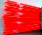 Rode Glowsticks 200 x 5 mm (per 100 stuks)
