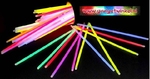 Assorti Glowsticks 200 x 5 mm (per 100 stuks)
