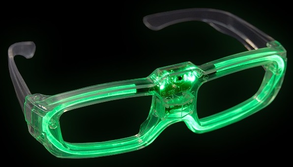 Led bril groen