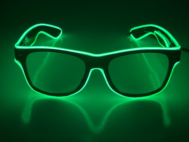 Led bril groen
