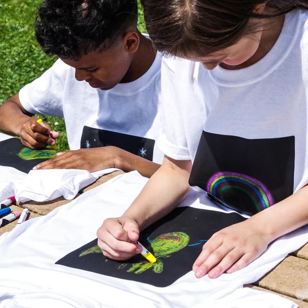 Krijtbord shirt voor kinderen