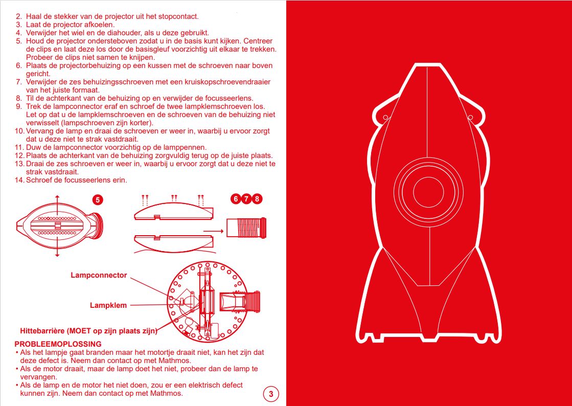 Handleiding Space Projector