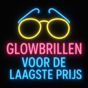Glow Brillen afzonderlijk verpakt in 6 kleuren